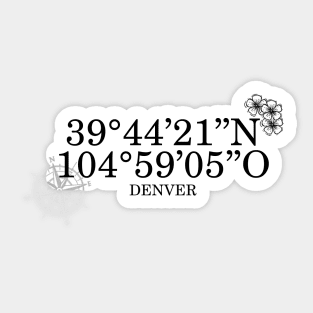 Denver Contact info Sticker